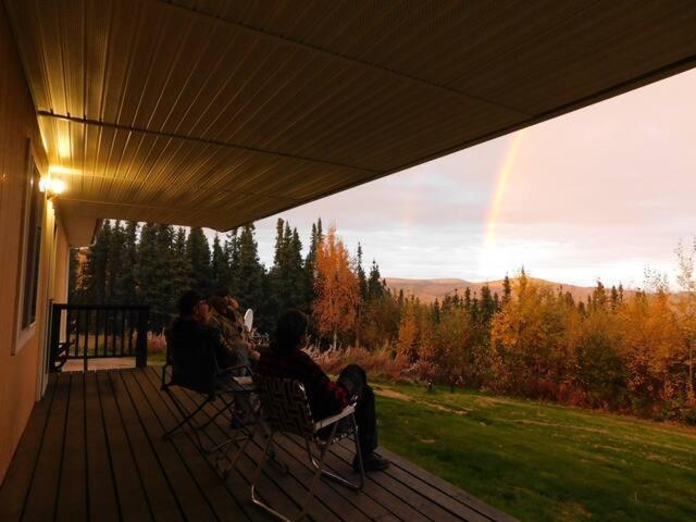 Aurora Viewing Deck And Peaceful Retreat Apartman Fairbanks Kültér fotó